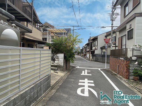 紫竹西北町 2期1号地の前面道路含む現地写真