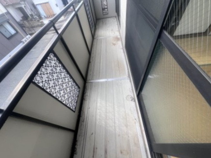 アルパポンテ一番館のバルコニー