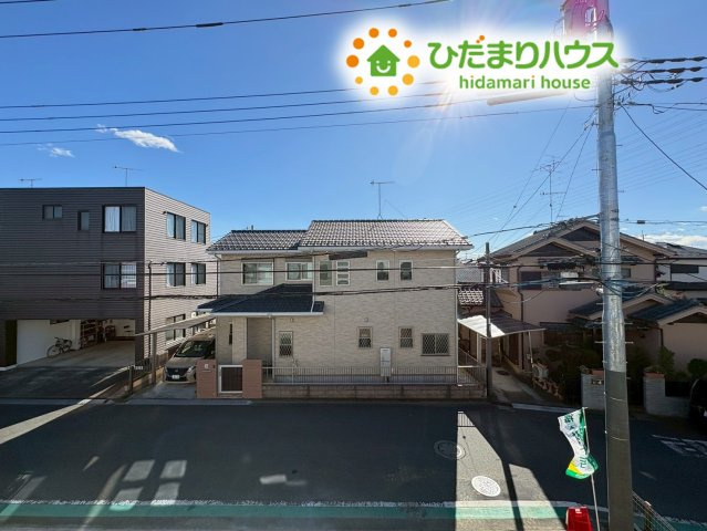 熊谷市柿沼　第1期　新築一戸建て　クライン　01の展望|バルコニーからは遮るもののない開放的な景色が広がります！
周辺に高い建物が少ないため、心地よい風と光が室内までしっかり届きます♪