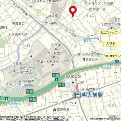 【地図】 | ハイタウン明大前