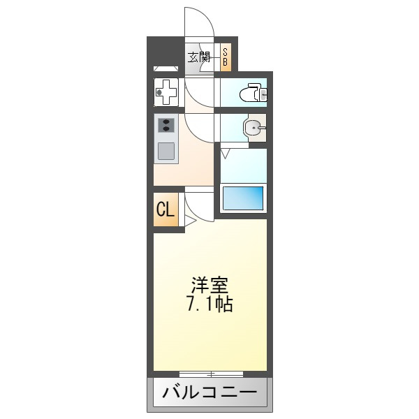 オーキッドレジデンス塚本の間取り