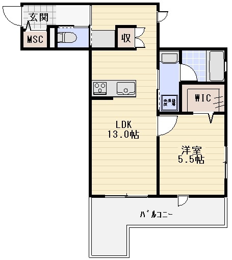 【間取り】 | Wisteria Nishiarai