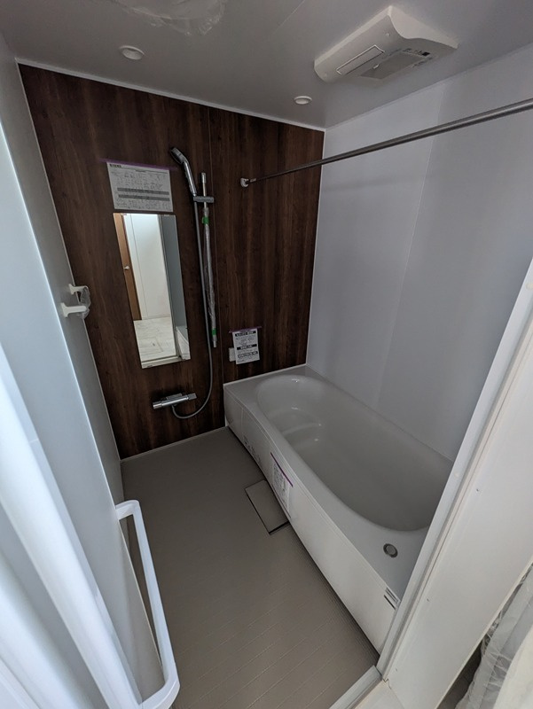 クラージュＡの浴室