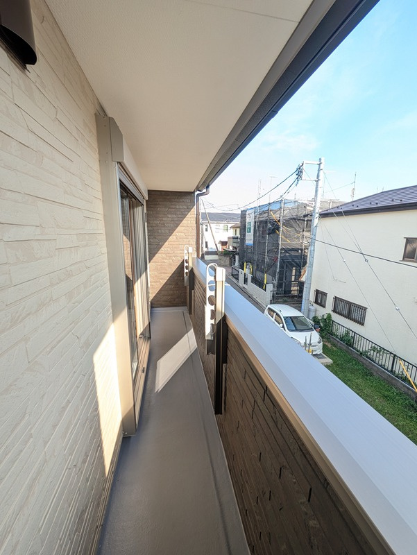 クラージュＡのバルコニー