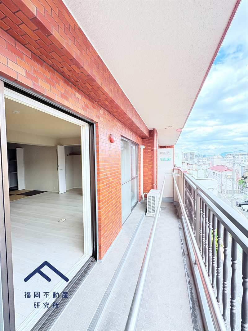 平尾パインマンションのバルコニー