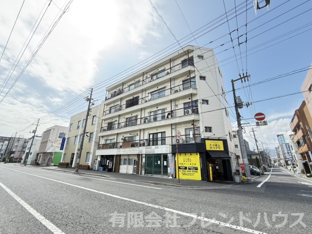 【周辺】 | 舟入マンション | 前面道路含む外観