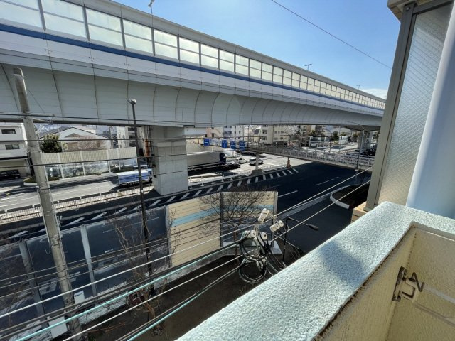 サンハウス御影本町のバルコニー