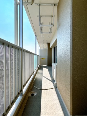 リフォーム中古マンション　リバティ北方　平成4年築のバルコニー