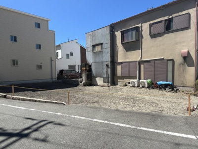 【前面道路含む現地写真】 | 尼崎市東難波町４丁目　土地分譲　建築条件なし