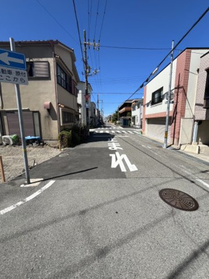【前面道路含む現地写真】 | 尼崎市東難波町４丁目　土地分譲　建築条件なし