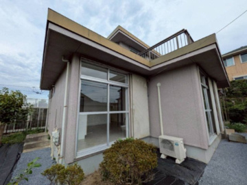 丘の上のモクレンの画像