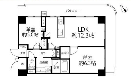 ベルハウス横浜反町の間取り