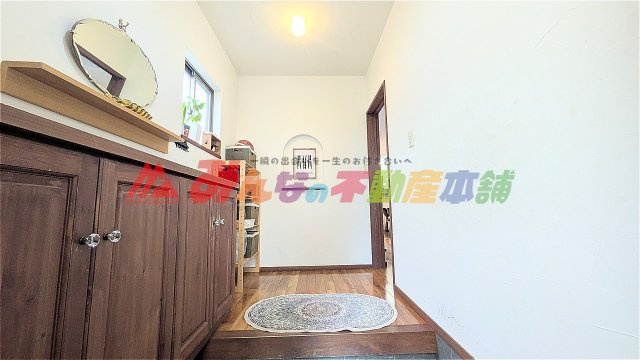 久留米市津福今町の中古一戸建の玄関