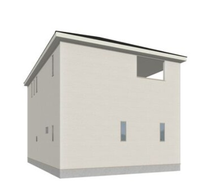 Cradlegarden　 常陸大宮市石沢　第4　4の完成予想図|北西側。