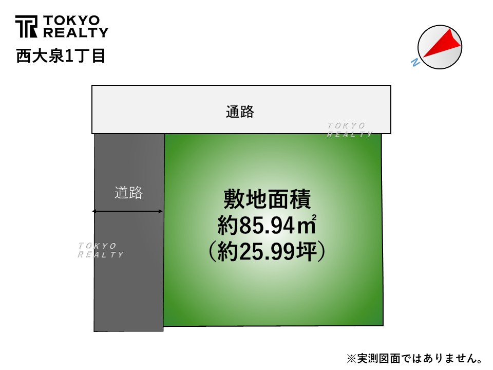 練馬区西大泉1丁目　新築戸建の区画図|区画図

ご見学希望・資料請求などお気軽にお問い合わせ下さい！
03-5990-5201