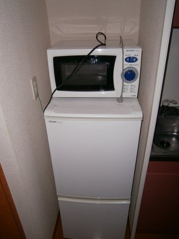 レオパレスフィオリーナのその他|２ドア冷蔵庫＆電子レンジ