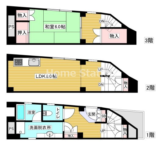 【間取り】 | 玉川4丁目貸家