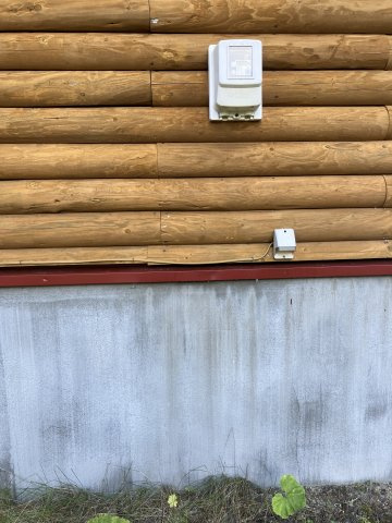 温泉と大自然が待つ、奥春別の憧れ別荘♪の外観|外壁にあると便利なコンセントあります！