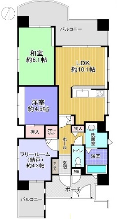 【間取り】 | マリンコート垂水