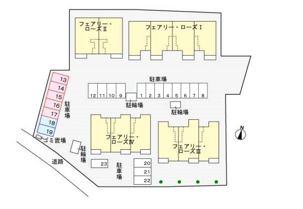 フェアリー・ローズⅢの区画図