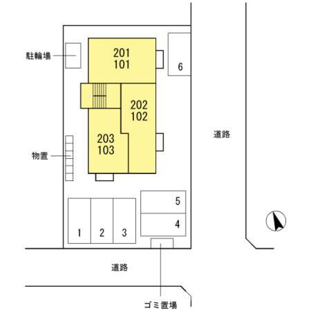 ルシア エスパシオの区画図