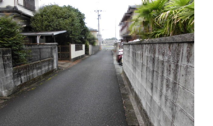 八代市鏡町下有佐売地の外観