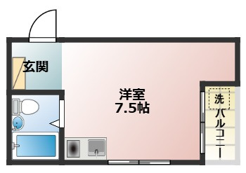 御堂ハイツの間取り