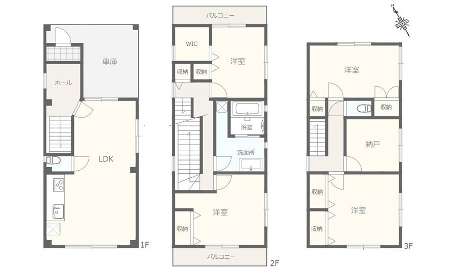 広島市東区山根町の間取り