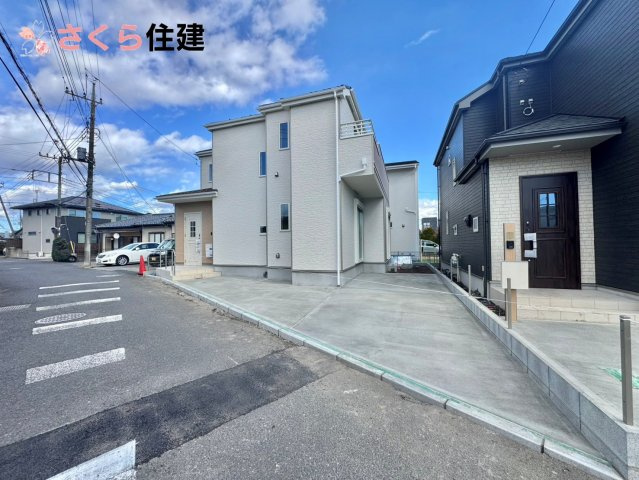 Heartful-Town 　中久保二丁目4363番　Ａ棟の前面道路含む現地写真|前面道路西側4ｍ公道