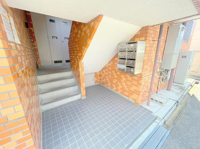 千成パークハイツアベのエントランス