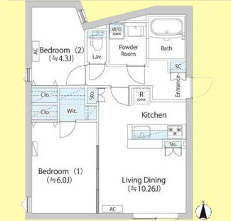 【間取り】 | ＬＡＰｉＳ武蔵小山 | ＬＡＰｉＳ武蔵小山　は三都市アース中延店へお任せください！