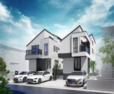 【仲介手数料０円】茅ヶ崎市松風台　新築一戸建て　全2棟の画像