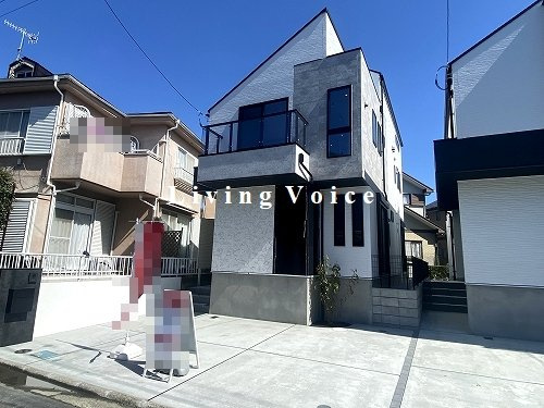 【仲介手数料０円】茅ヶ崎市松風台　新築一戸建て　全2棟の外観|A棟【仲介手数料０円】茅ヶ崎市松風台　新築一戸建て　全2棟