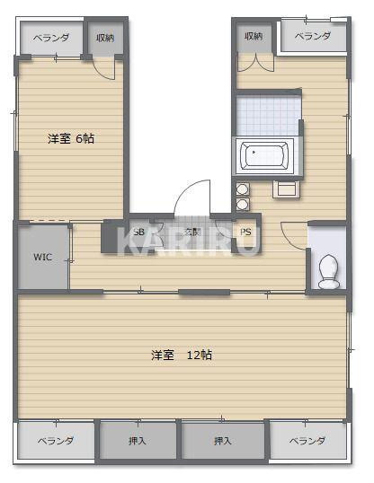 メゾングロワールの間取り