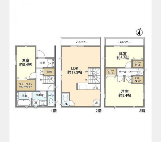 Kolet南与野の間取り