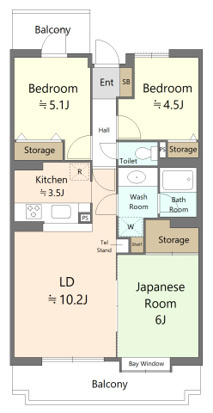 【間取り】 | ダイアパレス青梅新町