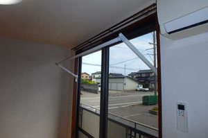 柏崎市北園町のアパートの展望