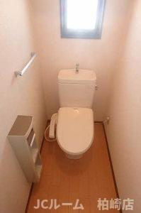 柏崎市北園町のアパートのトイレ