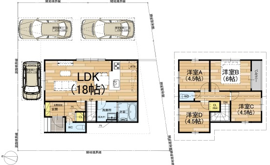 【間取り】 | K41309-1期10号地市原野