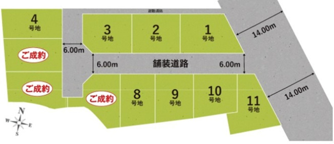 【区画図】 | K41309-1期10号地市原野