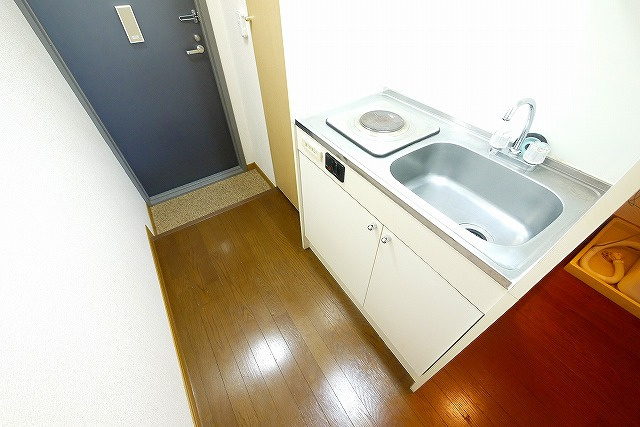 レオパレスイケダのキッチン|キッチンでお料理をお楽しみください