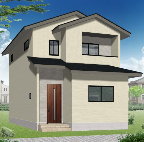 【外観パース】 | K41306-1期7号地市原野