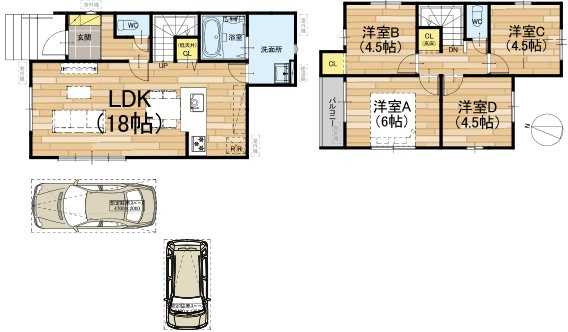 【間取り】 | K41306-1期7号地市原野
