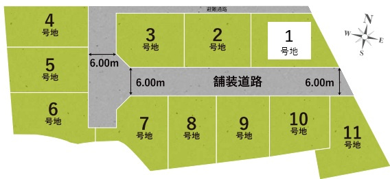 【区画図】 | K41307-1期8号地市原野