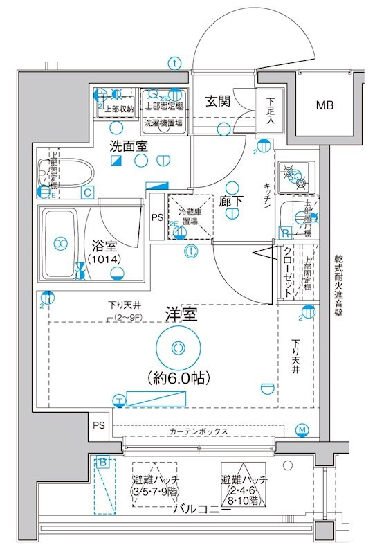 Le'a MARKS横濱の間取り
