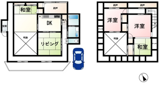 【間取り】 | 月輪５丁目