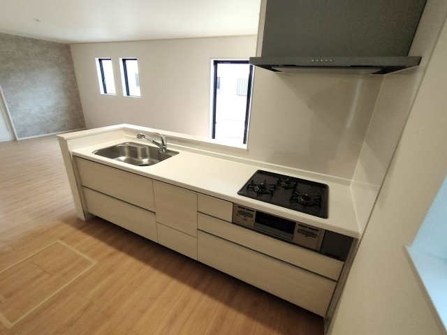 三郷市　鷹野1丁目　新築戸建　全2棟のキッチン|使いやすいキッチンです