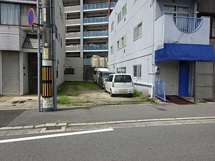 広島市南区宇品海岸１丁目の前面道路含む現地写真