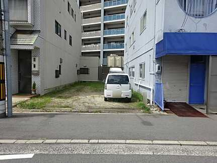 広島市南区宇品海岸１丁目の前面道路含む現地写真