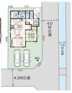 さいたま市見沼区南中丸　14期　新築一戸建て　01の区画図|1号棟